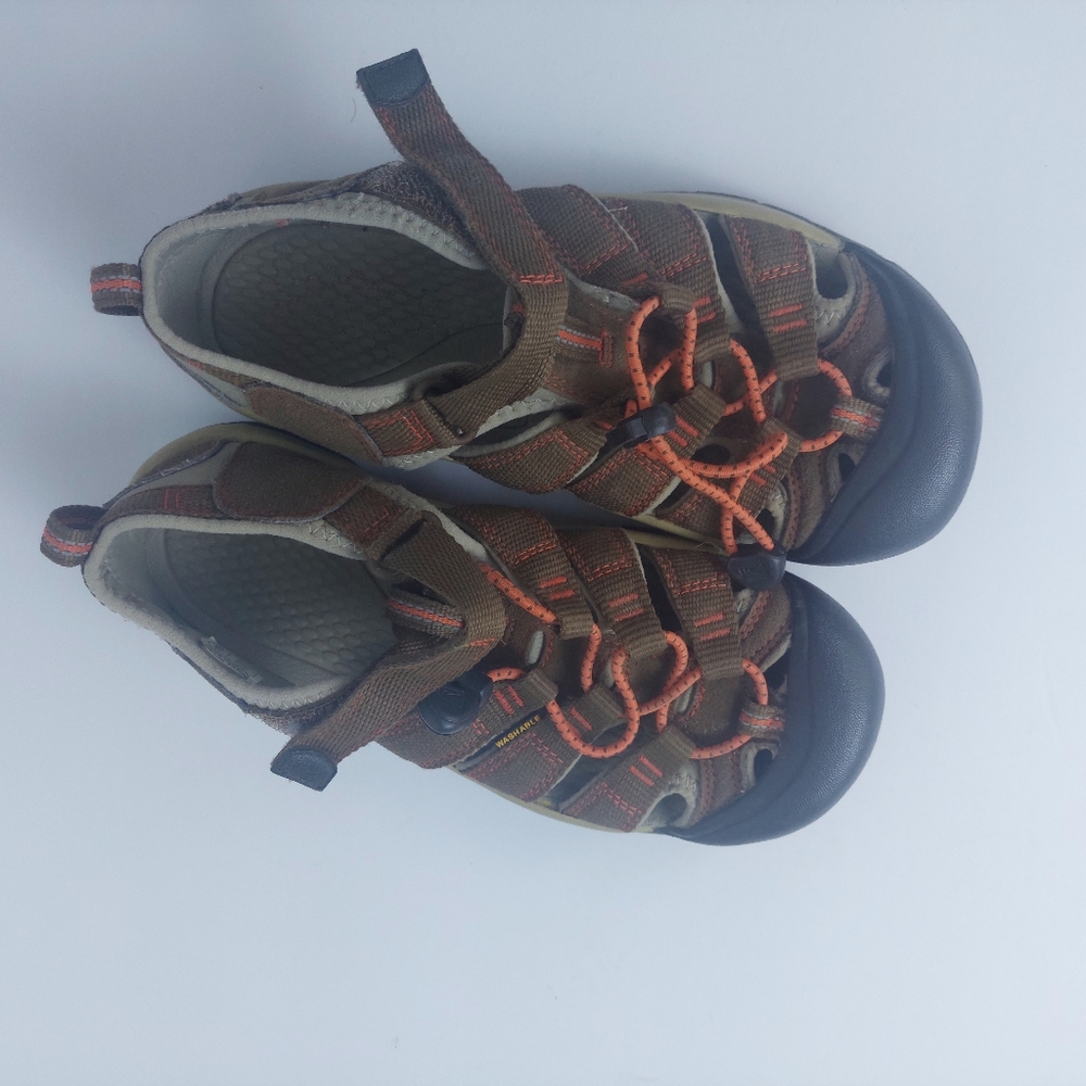 Keen Newport Youth Boy Brown/Black Waterproof Hiking Sports Sandals Shoes Size 4 - Picture 4 of 6